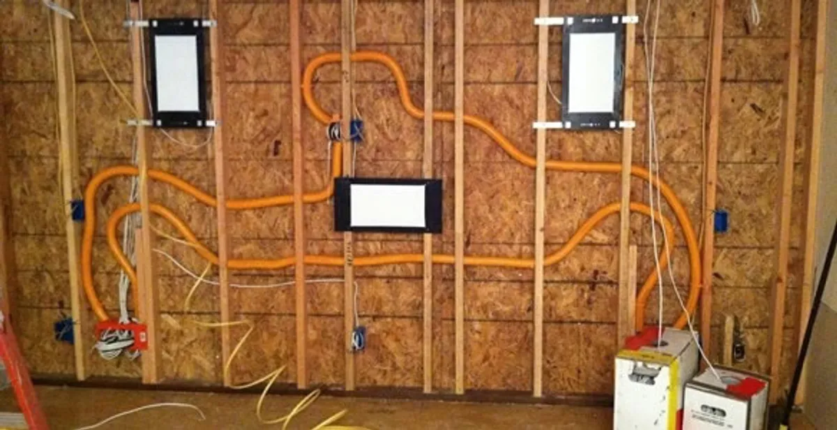 new construction wiring project displaying complete electrical system layout installed by professionals in Ogden, UT