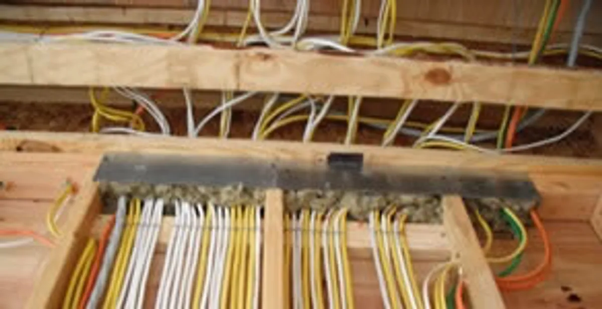 new construction wiring services with organized electrical rough-in performed by licensed electricians in Ogden, UT